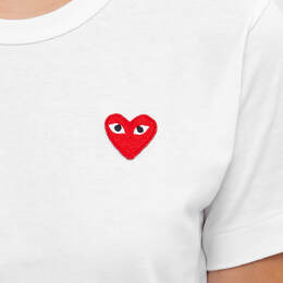 Comme Des Garçons Play: Красная футболка  Heart