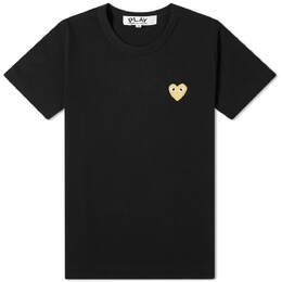 Comme Des Garçons Play: Чёрная футболка  Heart