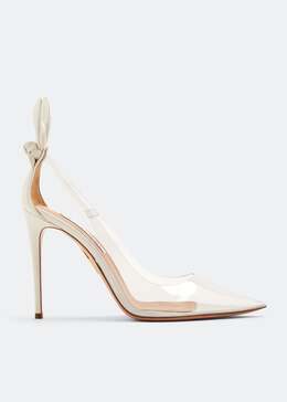 Aquazzura: Белые туфли Bow Tie 105