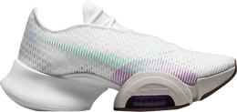 Nike: Белые кроссовки  Air Zoom