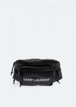 Saint Laurent: Чёрная сумка  Nuxx