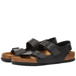 Birkenstock: Чёрные сандалии  Milano