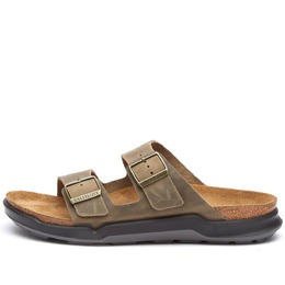 Birkenstock: Сандалии  Arizona цвета хаки