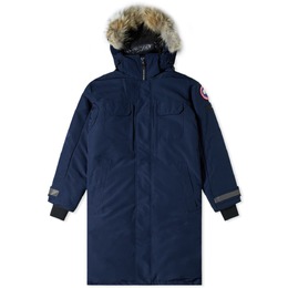 Canada Goose: Синий пуховик Westmount