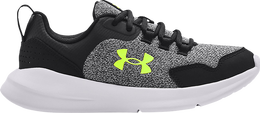 Under Armour: Чёрные кроссовки 