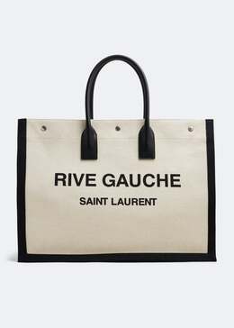 Saint Laurent: Бежевая сумка  Rive Gauche