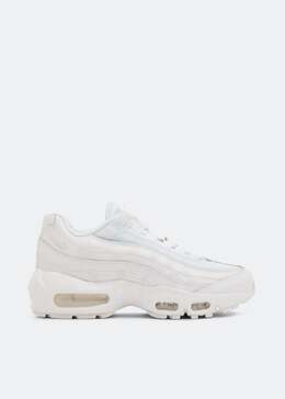 Nike: Белые кроссовки Air Max 95