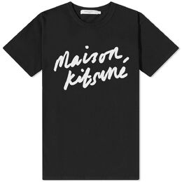 Maison Kitsuné: Чёрная футболка