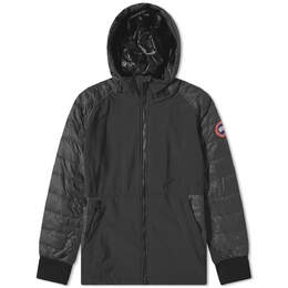 Canada Goose: Чёрный пуховик  HyBridge