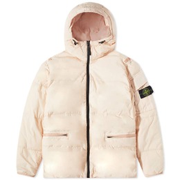 Stone Island: Светлый пуховик 