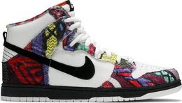 Nike: Белые кроссовки  Dunk High Premium SB