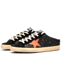 Golden Goose: Чёрные кроссовки  Super Star