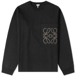 Джемпер Loewe Anagram Pocket Crew Knit h526y14kdk-1100 | black