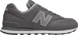 New Balance: Серые кроссовки  574