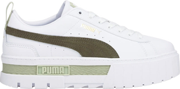 PUMA: Белые кроссовки  Mayze