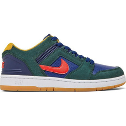 Nike: Зелёные кроссовки  Air Force
