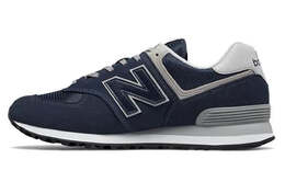 New Balance: Тёмные кроссовки  574