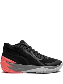 PUMA: Чёрные кроссовки 