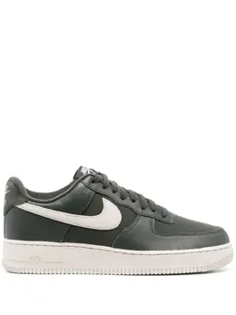 Nike: Зелёные кроссовки Air Force 1 Low