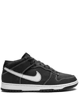 Nike: Чёрные кроссовки  Dunk