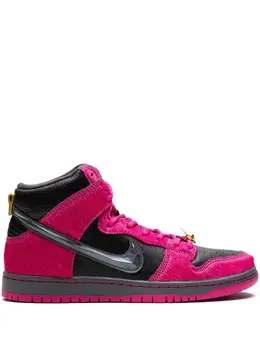 Nike: Розовые кроссовки  SB Dunk High