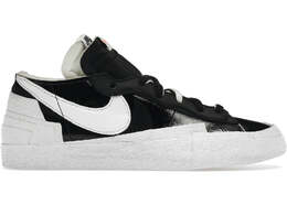 Nike: Чёрные кроссовки Blazer Low Sacai