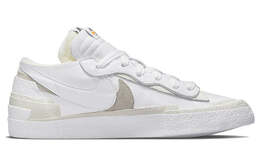 Nike: Белые кроссовки Blazer Low Sacai