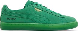 PUMA: Зелёные кроссовки  Suede