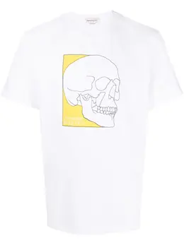 Alexander McQueen: Футболка  Skull с принтом