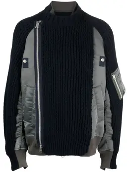 sacai: Трикотажная куртка 
