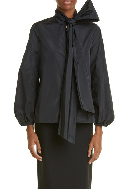 Блуза А тафта черная, кружево черное - купить в интернет-магазине «Спецназ ДВ»