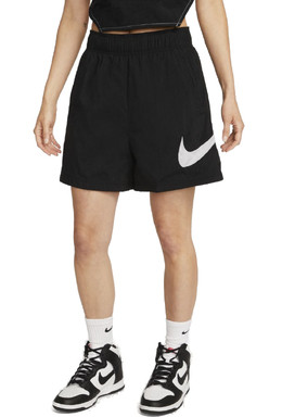 Шорты женские Nike W Sportswear Essential High-Rise Woven Shorts черные S dm6739-010