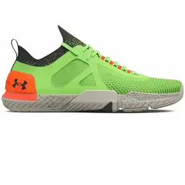 Under Armour: Зелёные кроссовки 