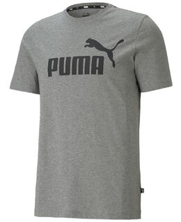 PUMA: Серая футболка  Essentials