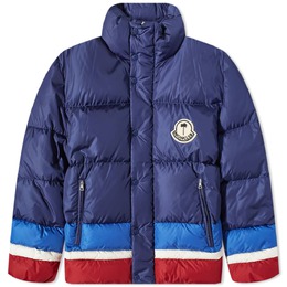 Moncler Genius: Голубой пуховик