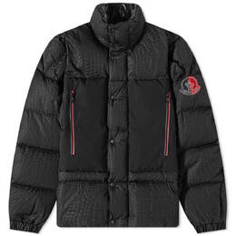 Moncler Genius: Пуховик с принтом