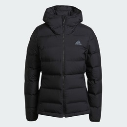 Adidas: Чёрный пуховик