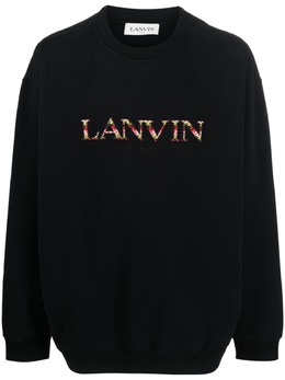 Lanvin: Чёрный свитшот 