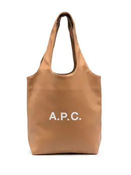 A.P.C.: Коричневая сумка-шоппер Ninon