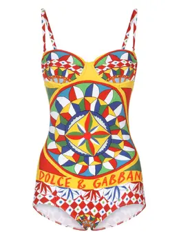 Dolce & Gabbana: Купальник  Carretto