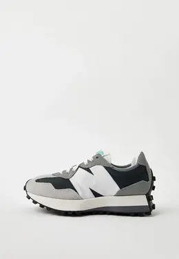 New Balance: Серые кроссовки