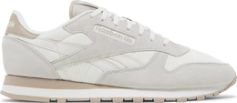 Reebok: Бежевые кроссовки  Classic Leather