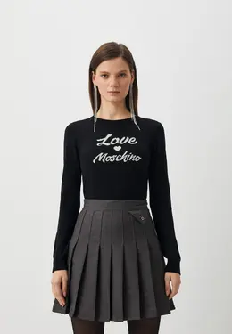 Love Moschino: Чёрный свитер