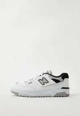 New Balance: Белые кроссовки