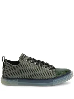 Giuseppe Zanotti: Чёрные кроссовки  Frankie