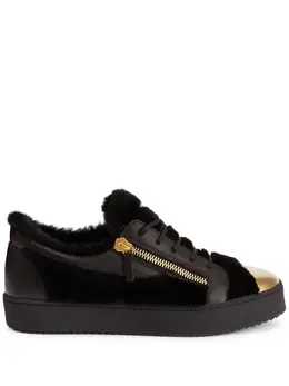 Giuseppe Zanotti: Чёрные кроссовки  Frankie Winter
