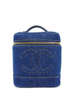 CHANEL Pre-Owned: Голубая сумка-шоппер 