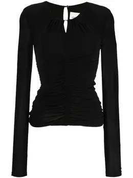 ISABEL MARANT: Чёрный топ 