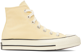 Converse: Жёлтые кроссовки  Chuck 70