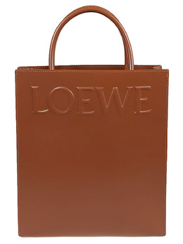 Loewe: Коричневая сумка-шоппер